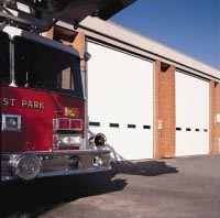 Commercial Garage Door For A Firehouse